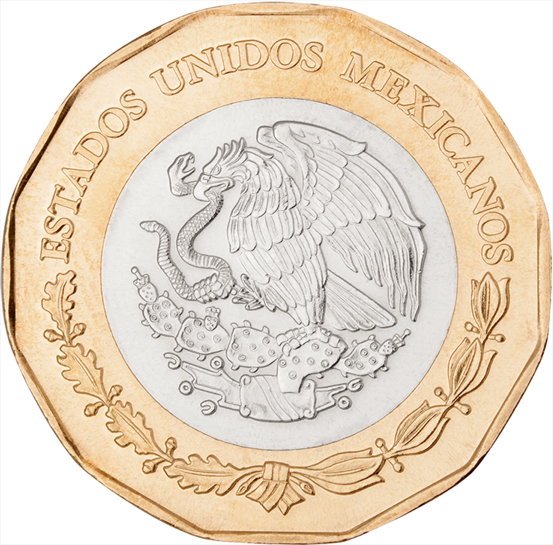 20 Commemorative Coin 700 Years of Tenochtitlan